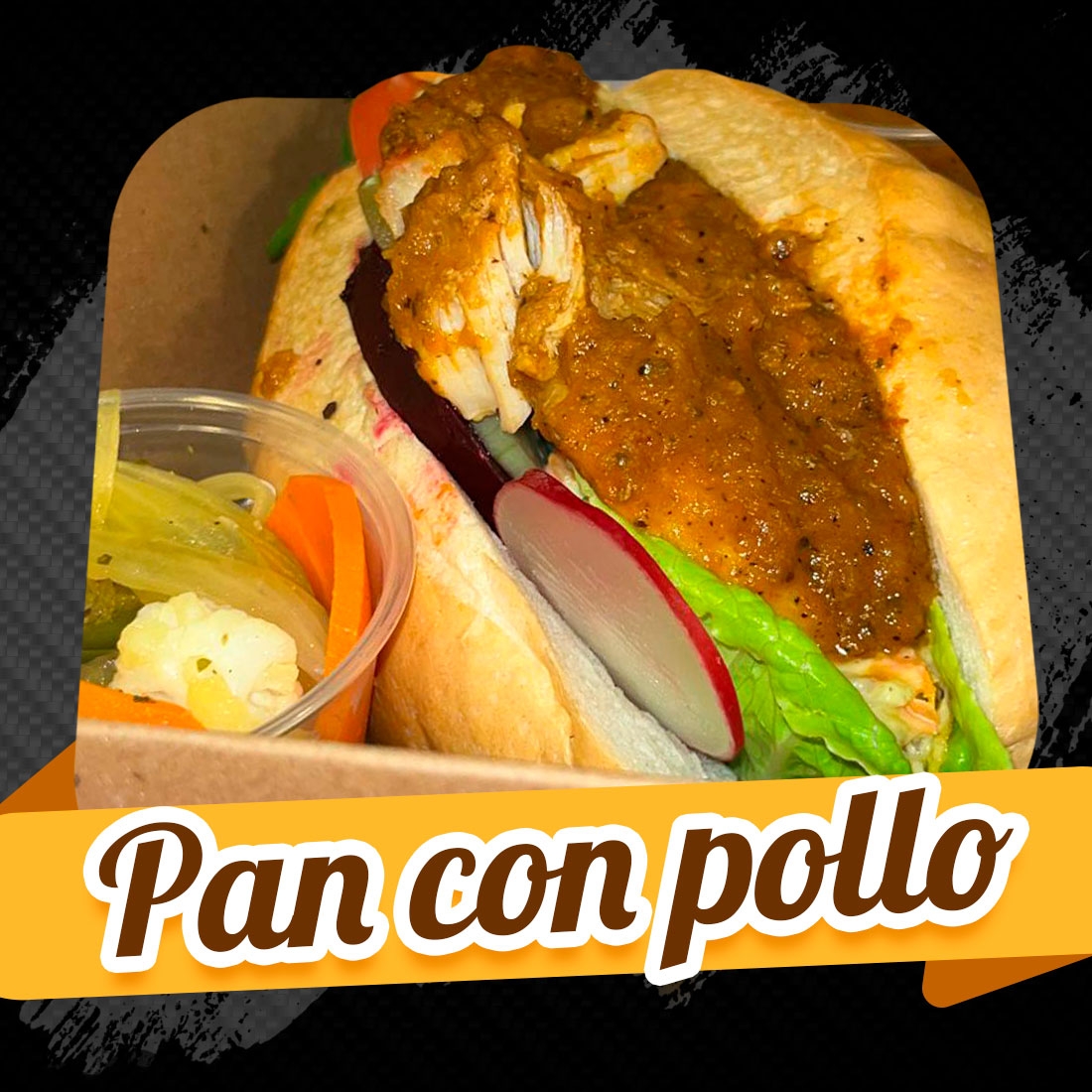 Pan con Pollo